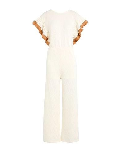 LIU •JO Kids’ jumpsuit Ivory 50% Cotton, 50% Polyester