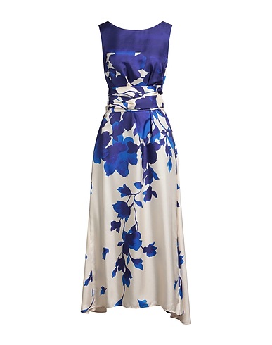 CO.GO Long dress Blue 100% Silk
