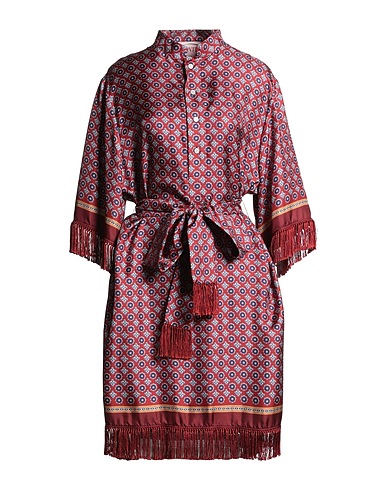 VALENTINO GARAVANI Midi dress Burgundy 100% Silk