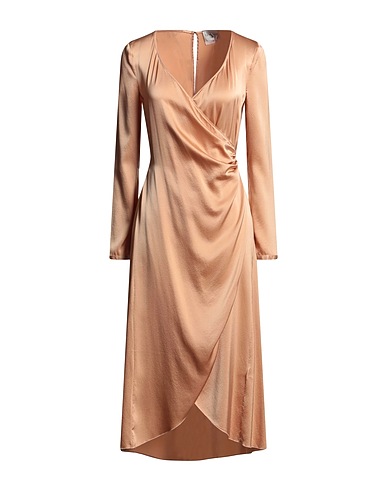 FORTE_FORTE Vestido midi 94% Seda, 6% Elastán