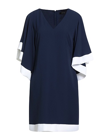 LAUREN RALPH LAUREN Short dress BLU NAVY 100% Polyester