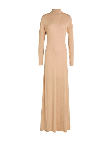 FABIANA FILIPPI Kleid für das Büro Sand 84% Schurwolle, 9% Polyamid, 7% Polyester