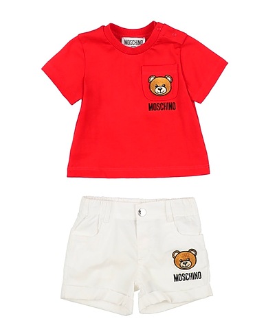 MOSCHINO BABY Baby co-ord Red 100% Cotton, Elastane, Polyester