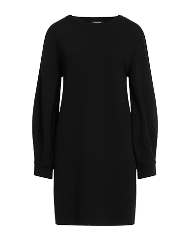 ANNECLAIRE Knit dress Black 89% Virgin Wool, 7% Cashmere, 3% Polyamide, 1% Elastane