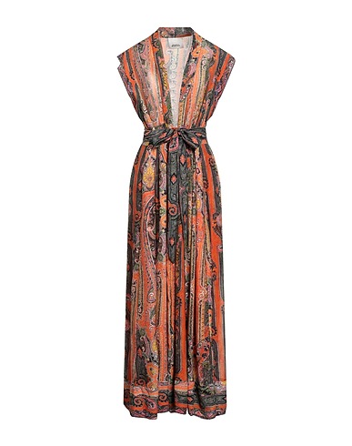 ISABEL MARANT Long dress Rust 100% Silk
