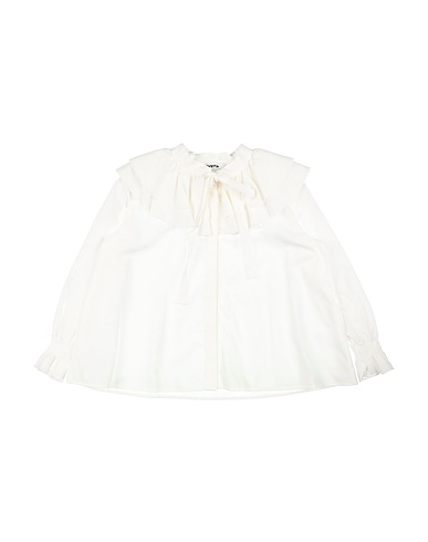 VIVETTA Solid colour shirts & blouses White 97% Cotton, 3% Elastane