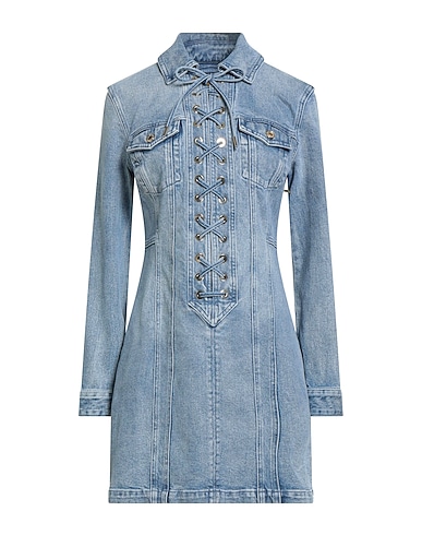 MICHAEL MICHAEL KORS Denim dress Blue 99% Cotton, 1% Elastane
