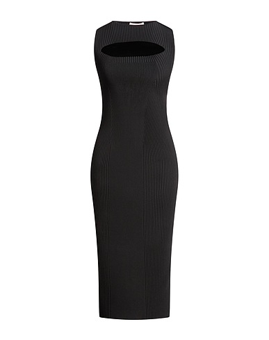 MCQUEEN Elegant dress Black 62% Viscose, 22% Polyamide, 13% Polyester, 3% Elastane