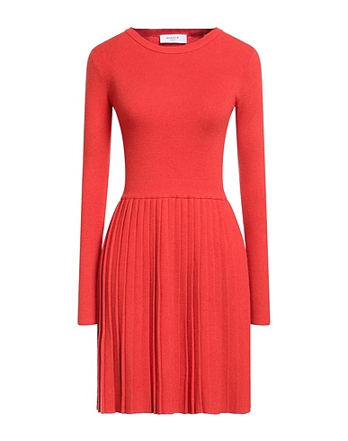 MARKUP Pleated dress Rust 51% Viscose, 26% Polyester, 23% Polyamide