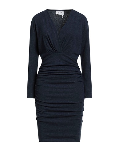 BA&SH Short dress Navy 48% Cotton, 48% Modal, 4% Elastane