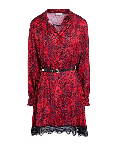 LIU •JO Hemdkleid Rot 100% Polyester