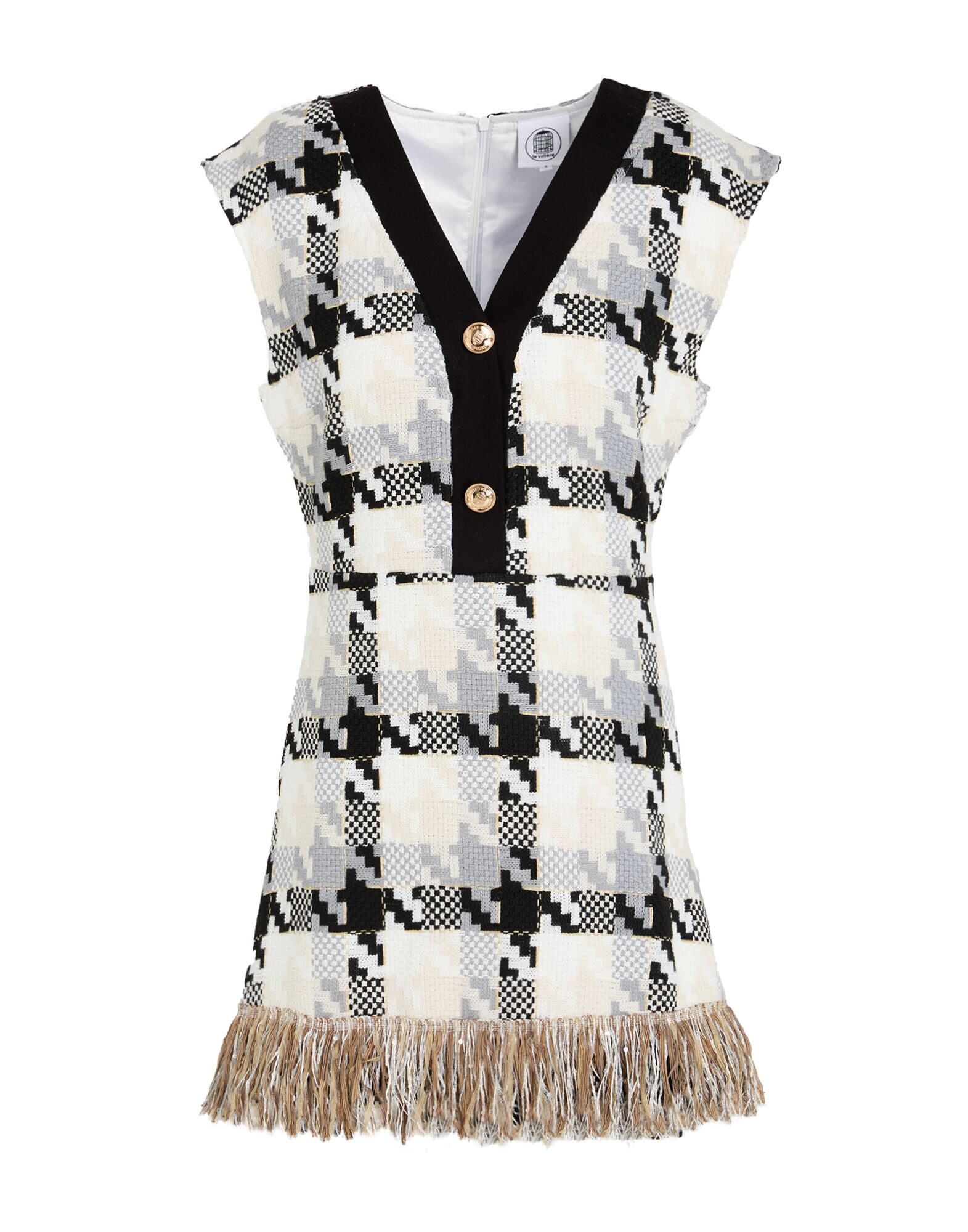 LE VOLIÈRE - ミニ丈ドレス