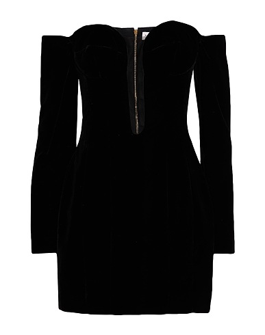 NINA RICCI Elegant dress Black 50% Viscose, 50% Cupro, Polyamide, Elastane