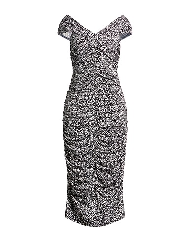 MICHAEL MICHAEL KORS Midi dress Black 95% Recycled viscose, 5% Elastane