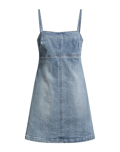 MICHAEL MICHAEL KORS Denim dress Blue 99% Cotton, 1% Elastane