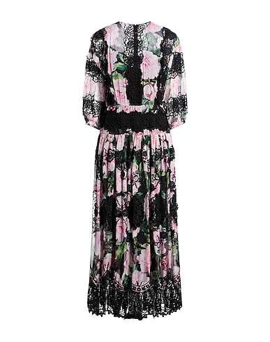 DOLCE&GABBANA Long dress 65% Cotton, 25% Silk, 10% Polyester
