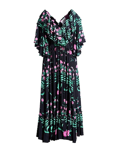 LA DOUBLEJ Long dress Black 100% Silk