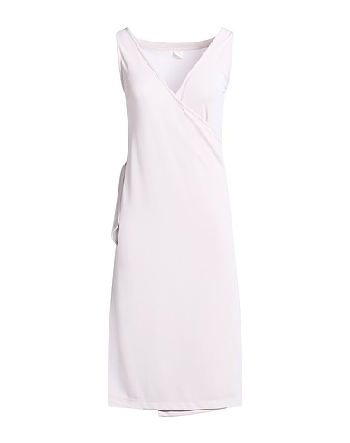 CENTO X CENTO Midi dress Beige 94% Polyester, 6% Elastane