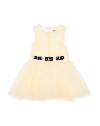 ELISABETTA FRANCHI Dress LA MIA BAMBINA Cream 100% Polyamide, Polyester