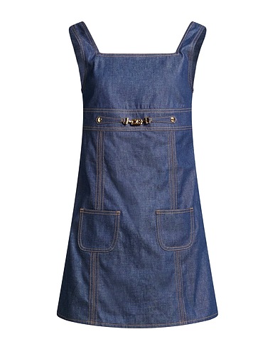 CELINE Denim dress Blue 100% Cotton