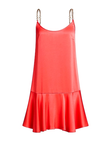MICHAEL MICHAEL KORS Short dress Coral 82% Triacetate, 18% Polyester