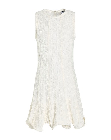 MSGM Short dress Ivory 67% Cotton, 31% Polyamide, 2% Elastane