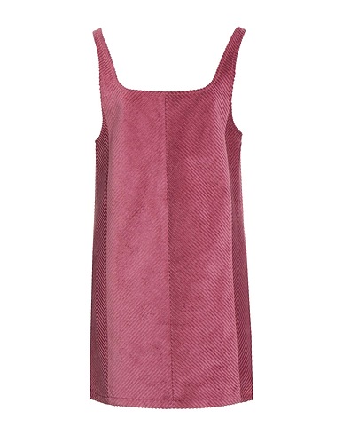 DONDUP Short dress Antique rose 98% Cotton, 2% Elastane