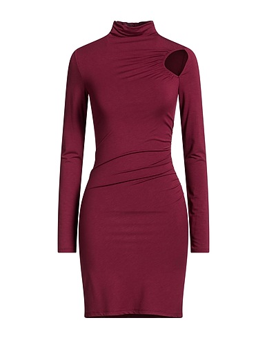 PATRIZIA PEPE Party dresses BORDEAUX 92% Viscose, 8% Elastane