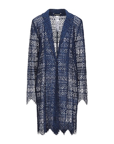 TWINSET ライトコート ブルー コットン 45% / レーヨン 28% / ナイロン 27% / ポリエステル