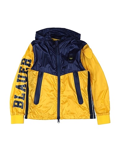 BLAUER. Giubbotto Giallo 100% Poliammide