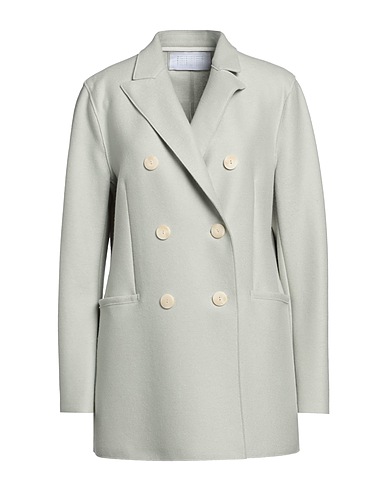 HARRIS WHARF LONDON Cappotto Verde salvia 100% Lana Vergine