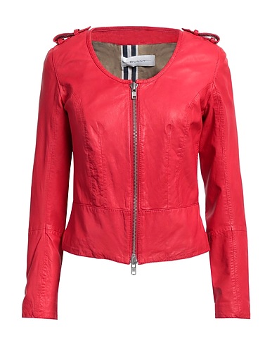 BULLY Jacket Red 100% Lambskin