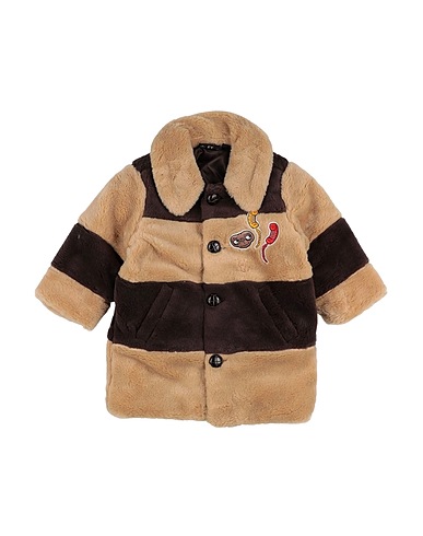 MINI RODINI Teddy Coat Beige 100% Poliestere