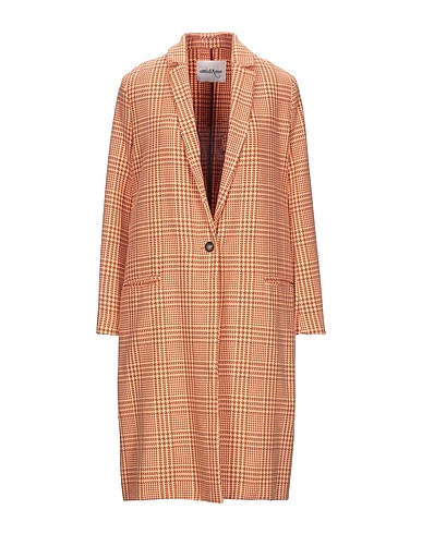 OTTOD'AME Coat Apricot 70% Cotton, 25% Polyester, 5% Other Fibres