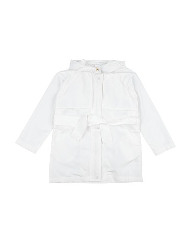 PATRIZIA PEPE Full-length jacket White 100% Polyester