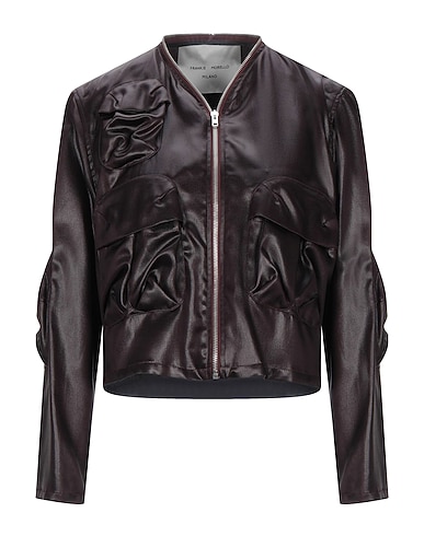 FRANKIE MORELLO Jacket Plum 70% Acetate, 30% Viscose