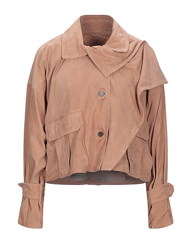 ERIKA CAVALLINI Jacket Antique rose Leather