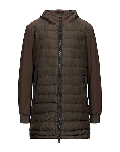 PEOPLE OF SHIBUYA Shell jacket Military green 81% Polyamide, 19% Elastane