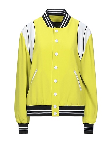 FRANKIE MORELLO Jacket Lime green 71% Acetate, 29% Viscose