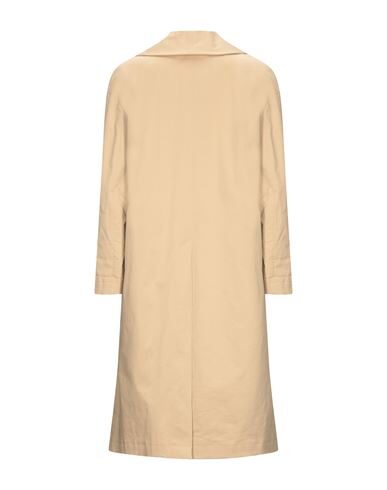 Shop Semicouture Woman Overcoat & Trench Coat Beige Size 8 Cotton, Elastane