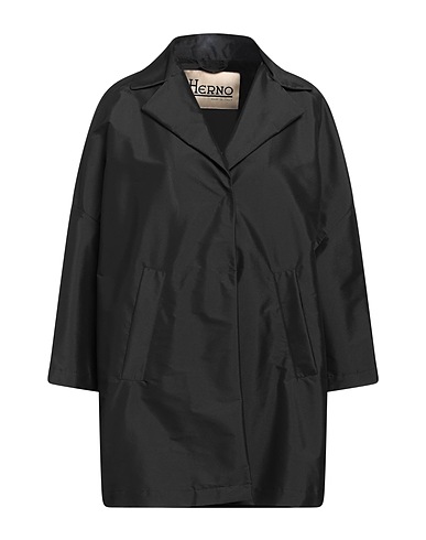 HERNO ライトコート ブラック ポリエステル 66% / ナイロン 31% / ポリウレタン 3%