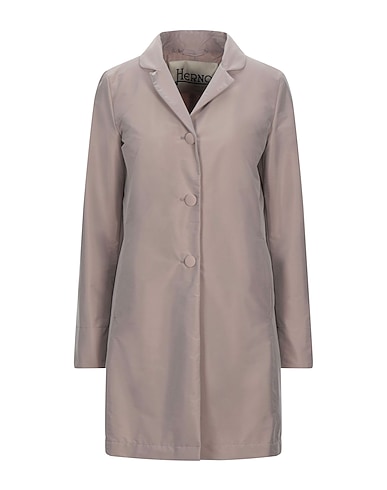 HERNO Pardessus Gris taupe 66% Polyester, 31% Polyamide, 3% Élasthanne