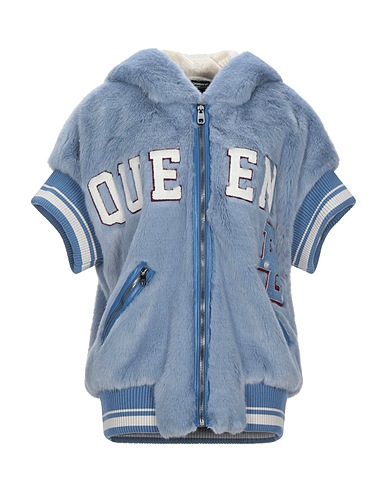 DOLCE&GABBANA Teddy Coat Carta da zucchero 80% Acrilico, 10% Pelle di agnello, 10% Poliestere, Cachemire, Lana