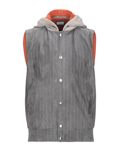 ZOOM BRUNELLO CUCINELLI - Leather jacket