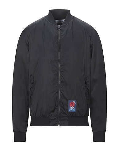 BIKKEMBERGS Bomber Black 100% Polyester, Elastane