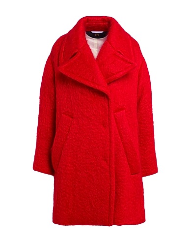 IL CAPPOTTINO Coat Red 78% Mohair wool, 13% Wool, 9% Polyamide