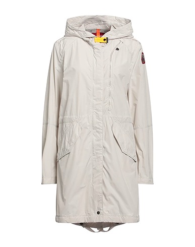 PARAJUMPERS Full-length jacket Grey 60% Polyester, 40% Polyamide