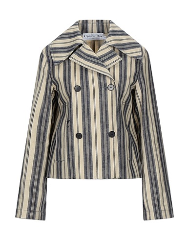 DIOR Coat Sand 100% Linen, Acrylic