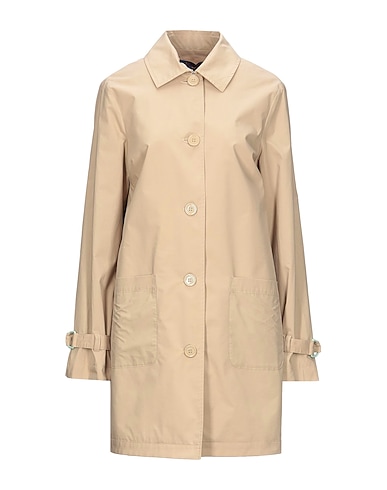 TRUSSARDI JEANS Lange Jacke Sand 100% Baumwolle