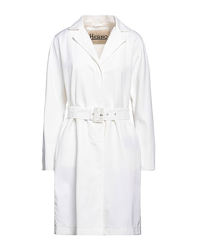 HERNO Full-length jacket Off white 54% Polyester, 46% Cotton